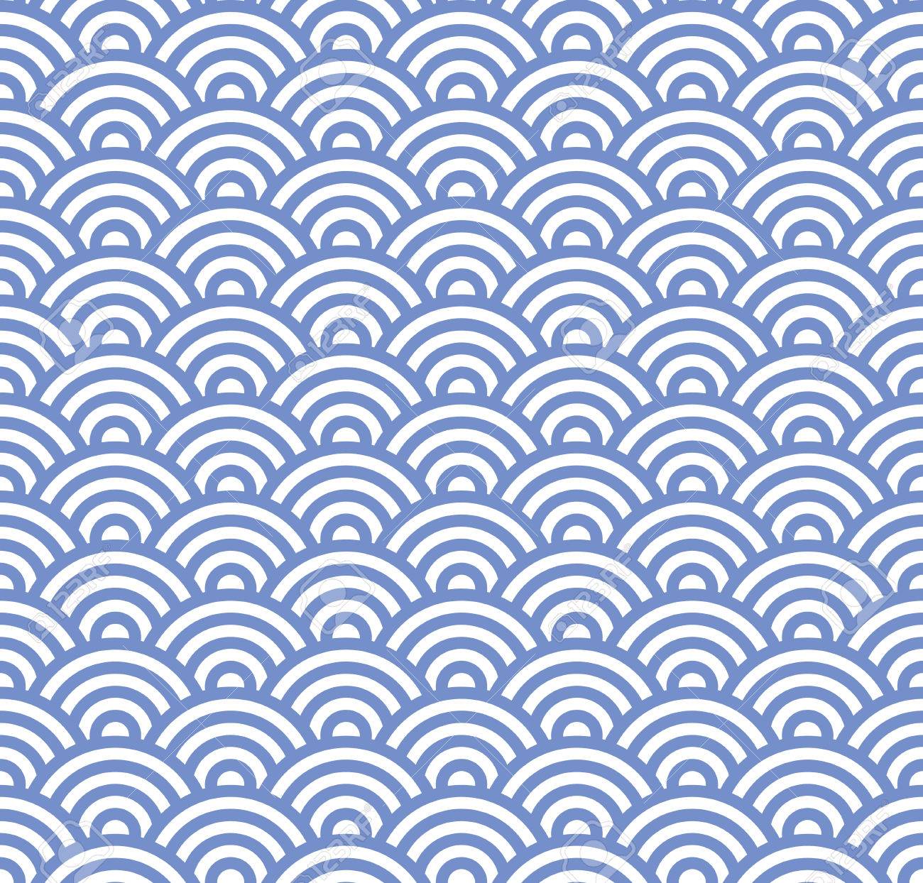 wave seamless blue pattern simple vector illustration royalty free simple blue pattern