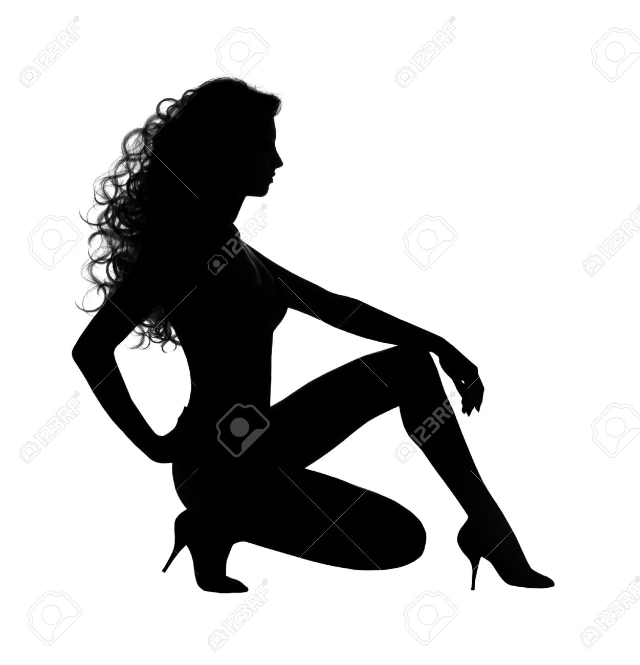 sexy silhouette picture Hot lesbian plumpers