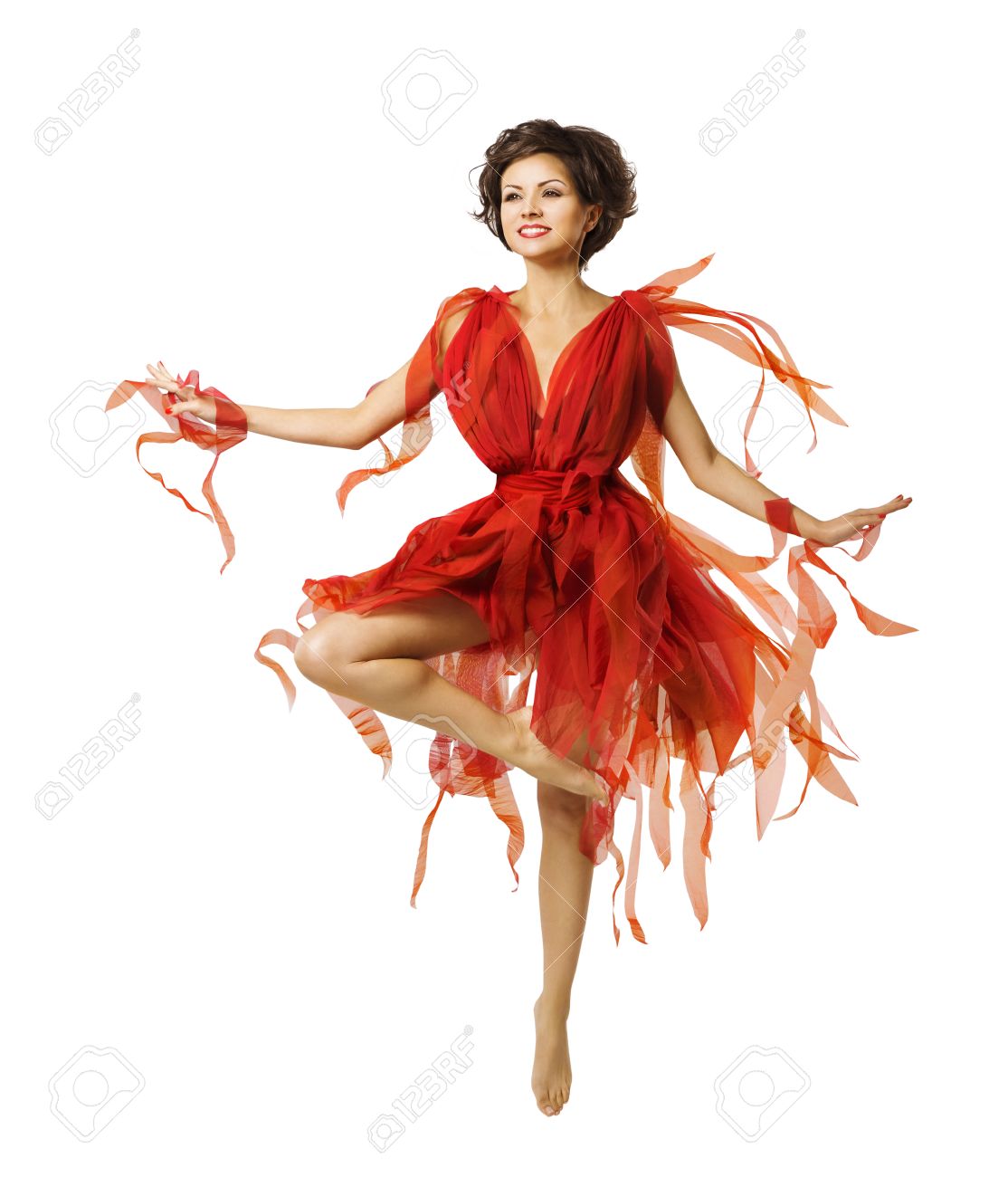 robe rouge danse