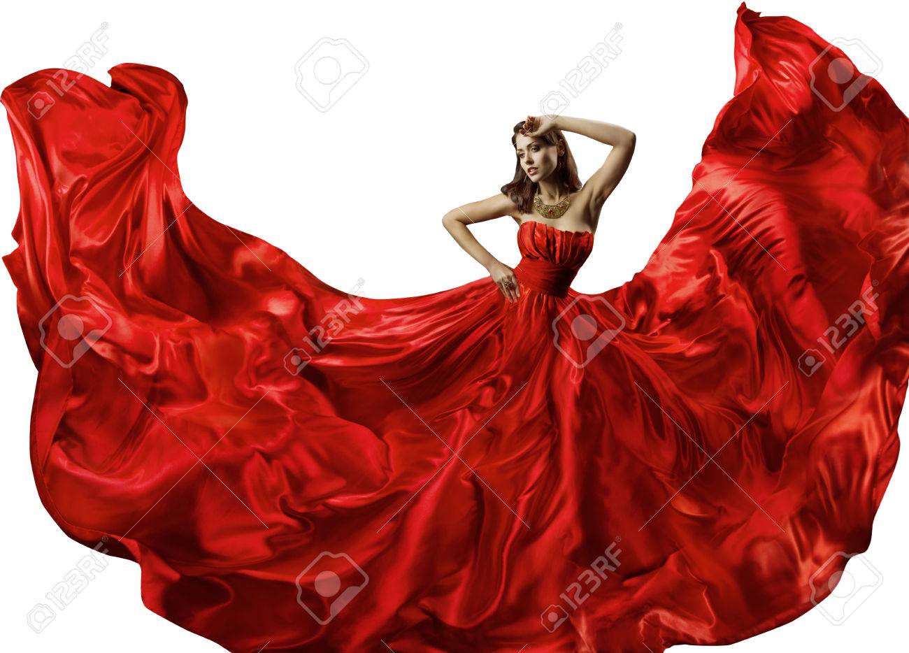 dance red dress