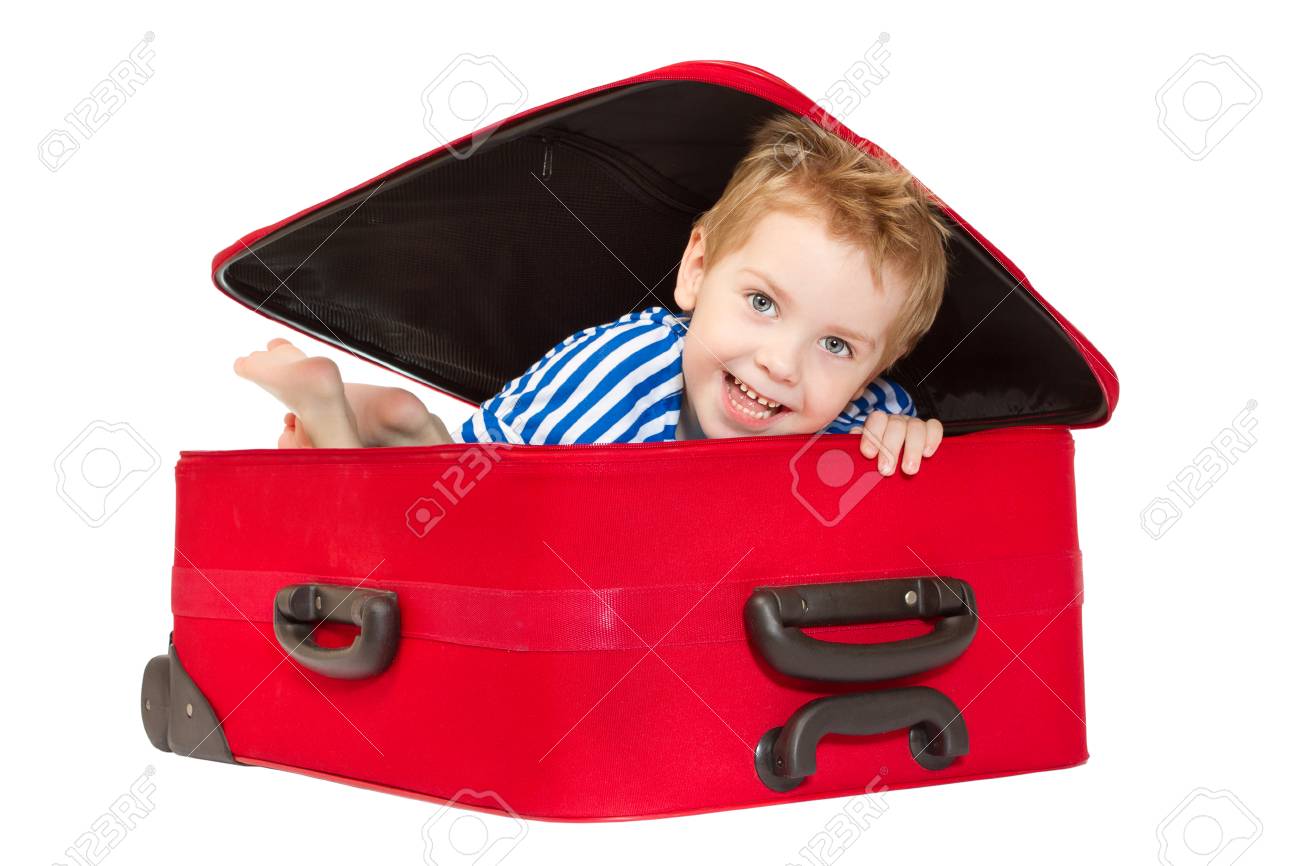 baby luggage boy