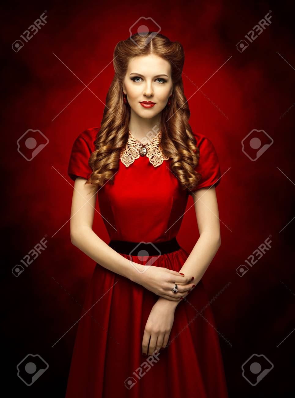 retro dress for female