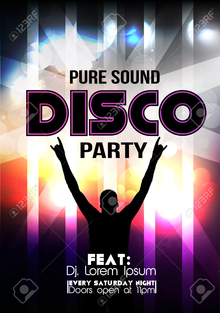 party flyers background
