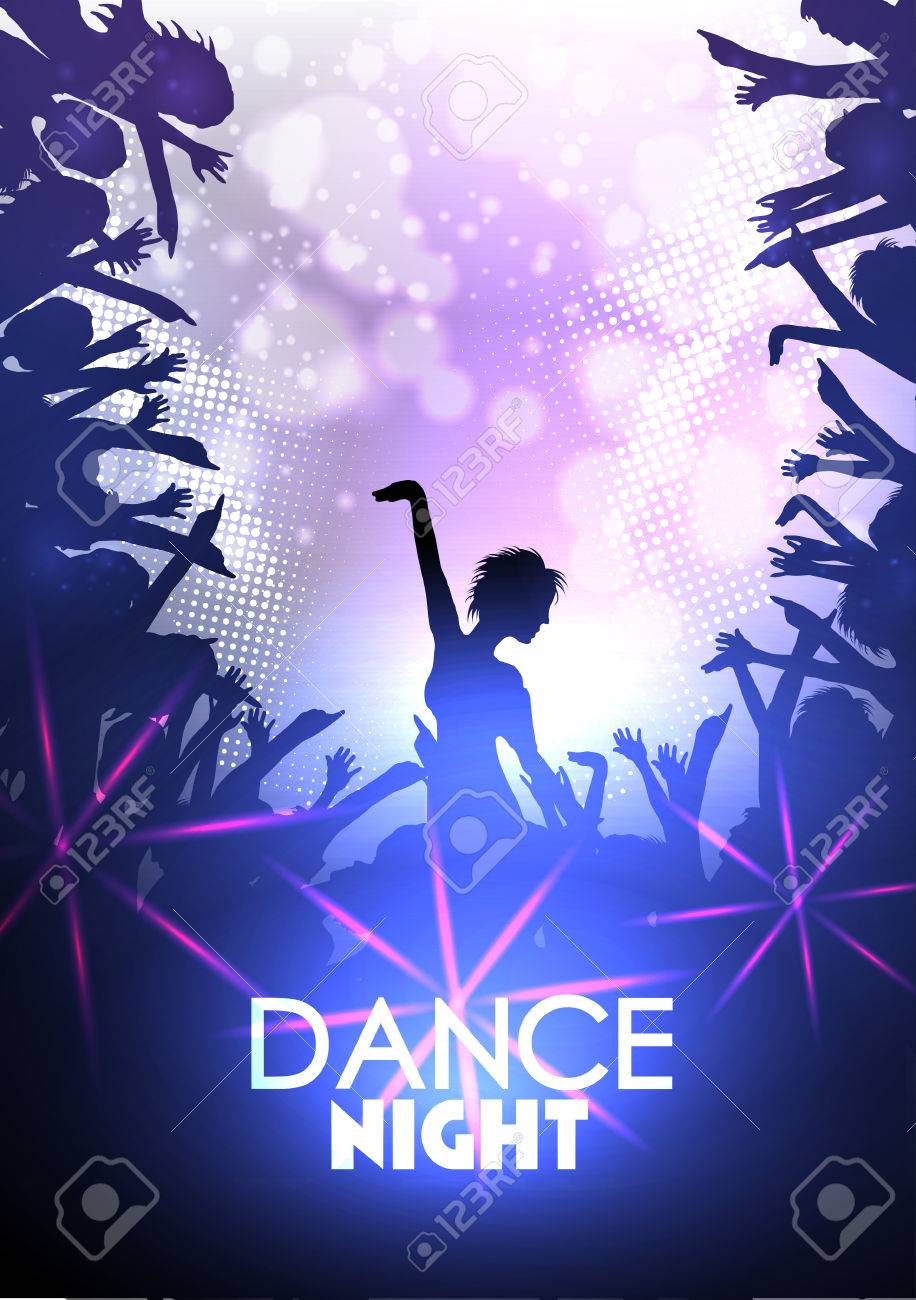 Disco Party Poster Background Template Disco Party Poster Background Template
