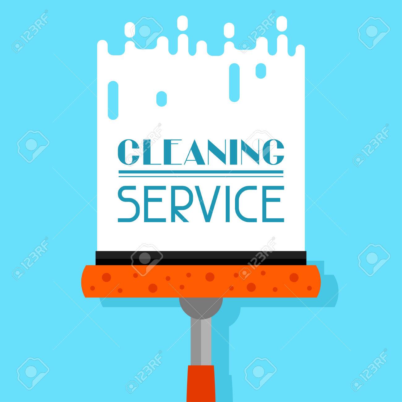 housekeeping background with window cleaner image can be used