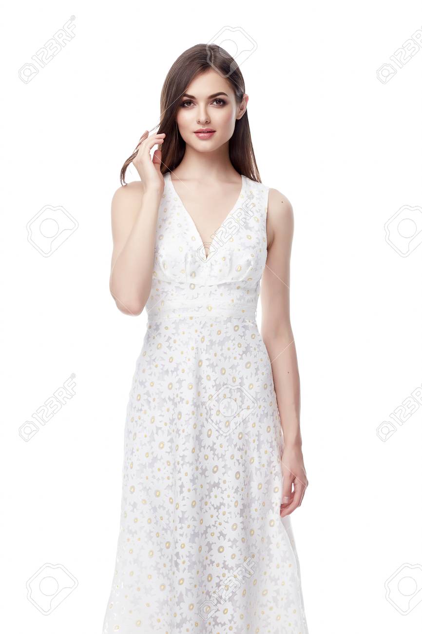 2016Beautiful Fashion Woman Brunette Hair