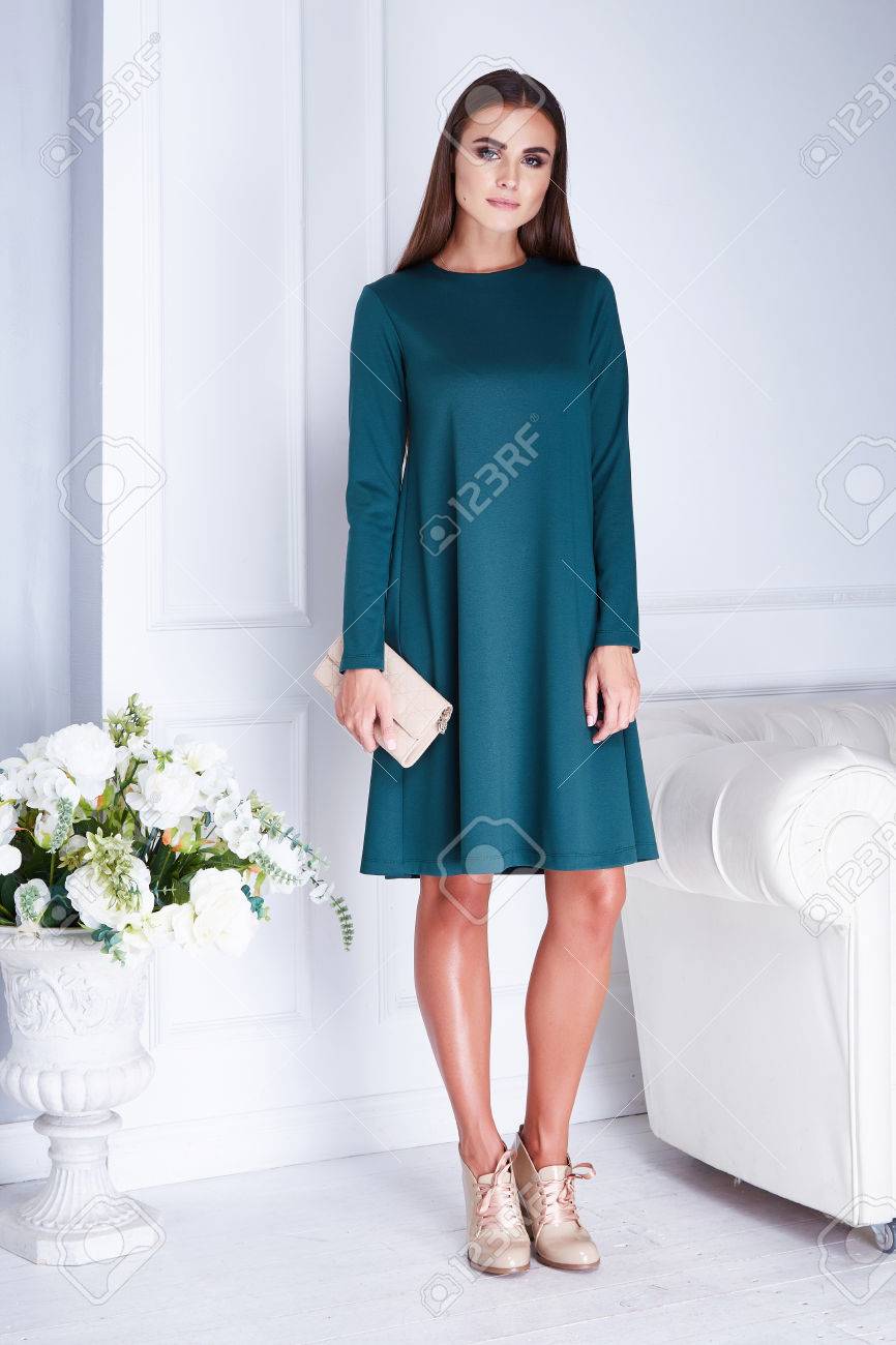 heels for green dress