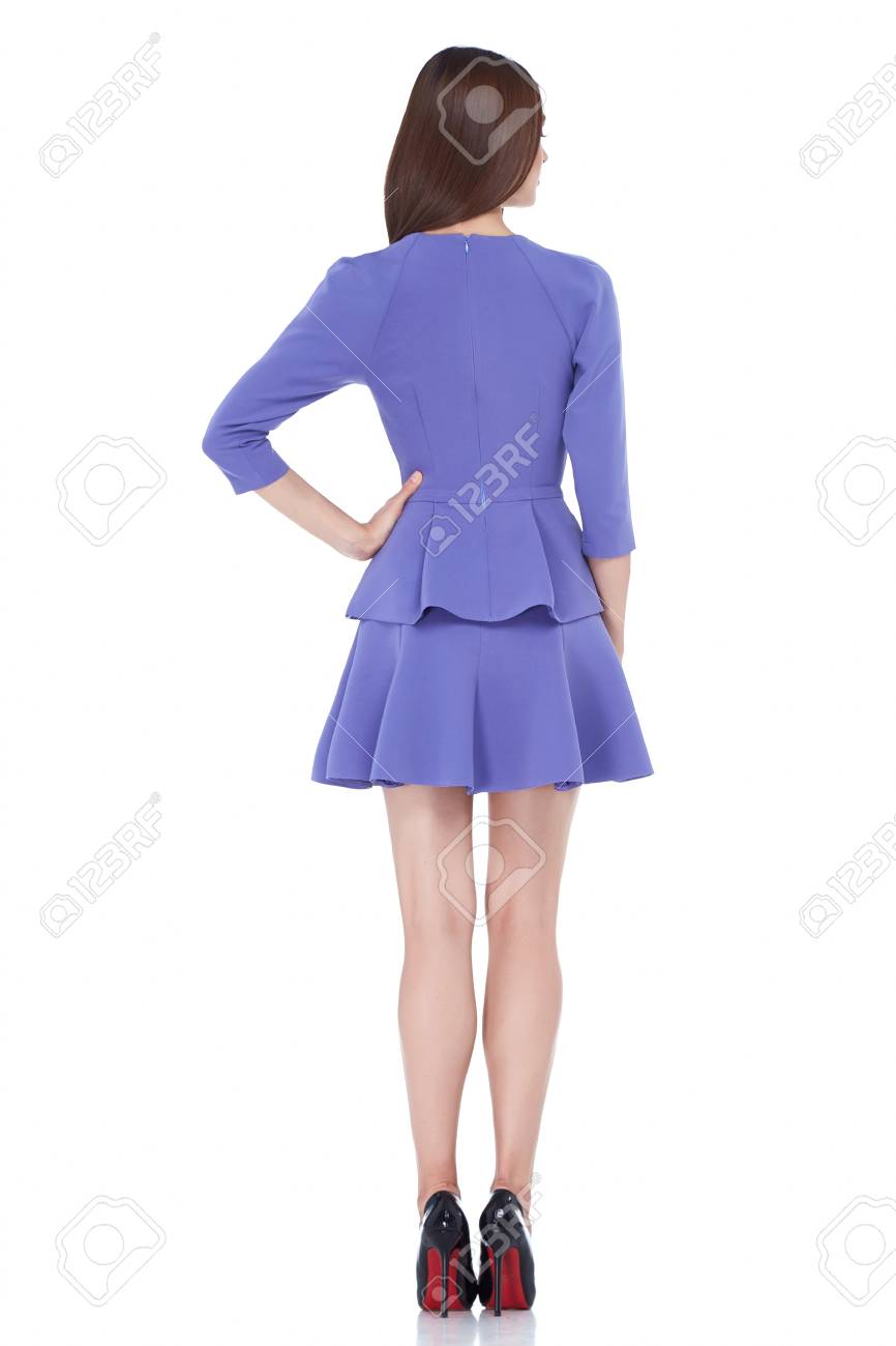 美人セクシーなブルネット スキニーのビジネス スタイルは 外交プロトコル オフィス制服のライラック色完璧なボディ形状忙しいグラマー女性カジュアル スタイル秘書スチュワーデス ホステス エチケット スーツをドレスアップします の写真素材 画像素材 Image