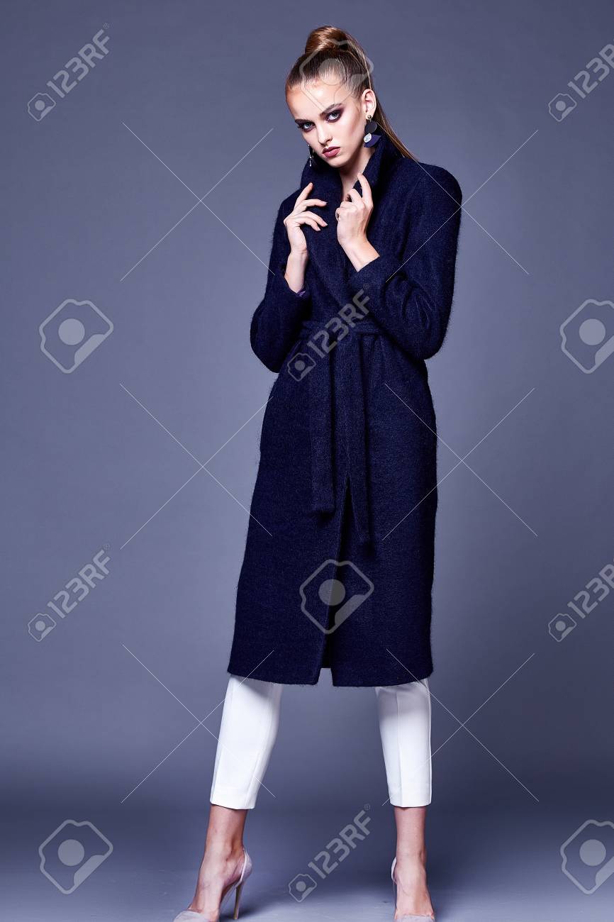 business woman coat