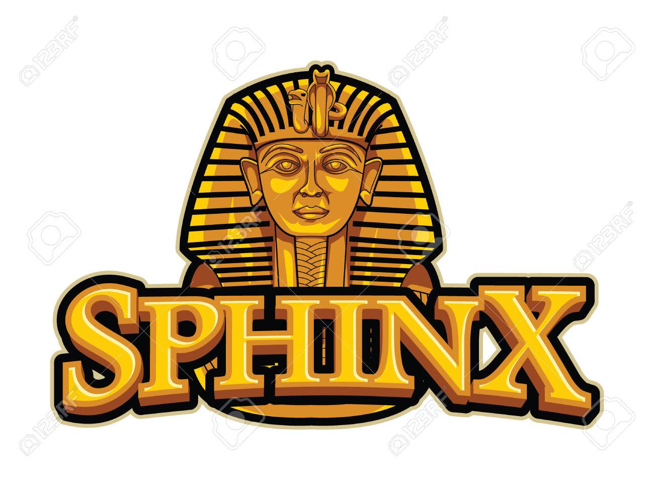 カラフルなスフィンクスのイラスト デザイン のイラスト素材 ベクタ Image