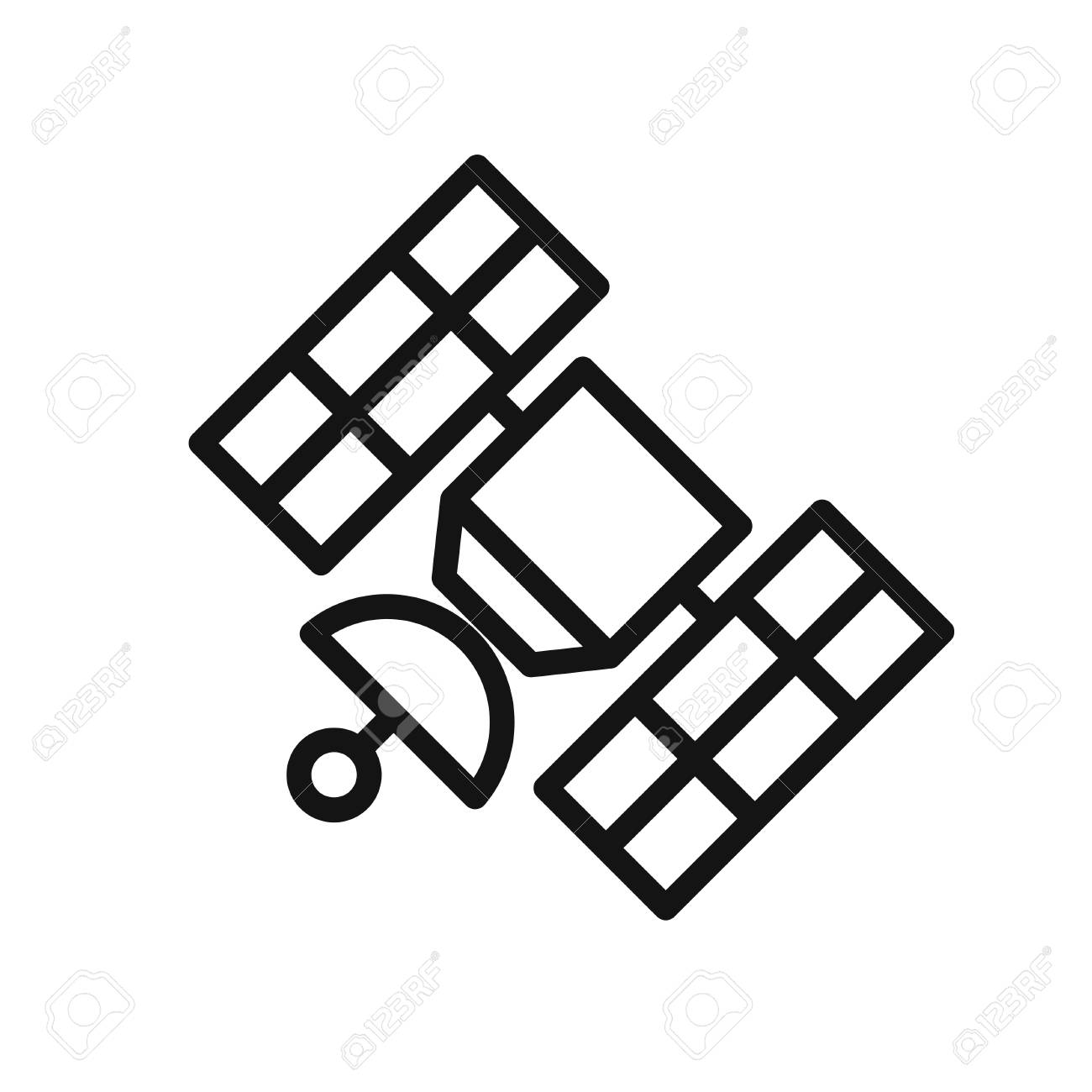 放送衛星ベクトル イラスト デザインのイラスト素材 ベクタ Image