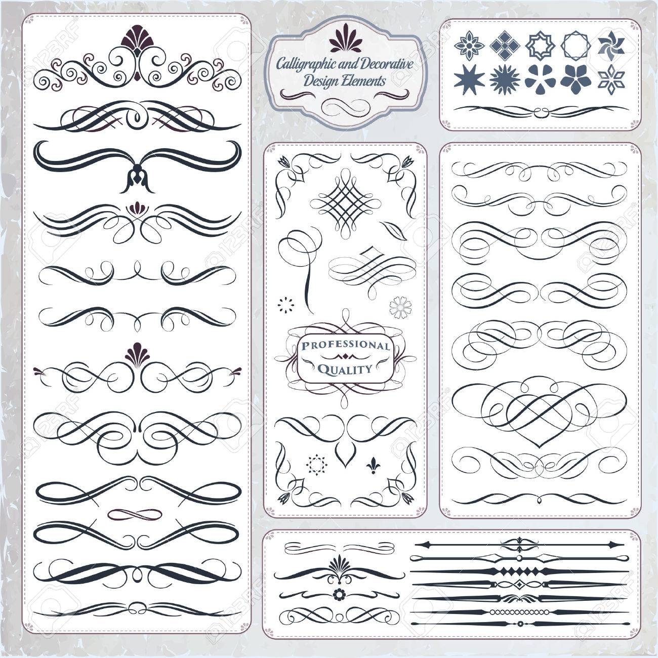 Kalli Dekorative Elemente Im Format Ideal Fur Die Kreative Gestaltung Grusskarten Einladungen Bucher Broschuren Schablone Und Viele Weitere Anwendungen Lizenzfrei Nutzbare Vektorgrafiken Clip Arts Illustrationen Image