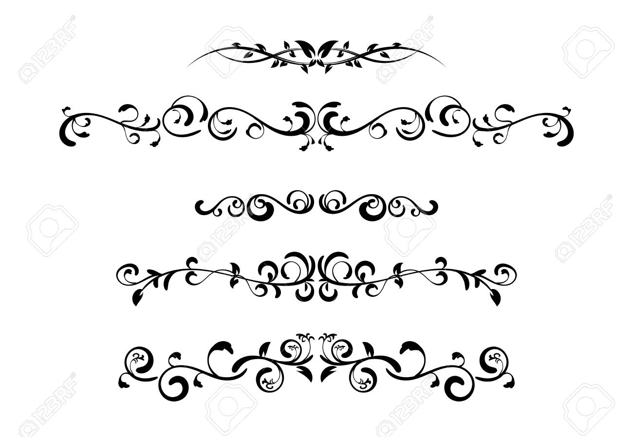 black wedding border