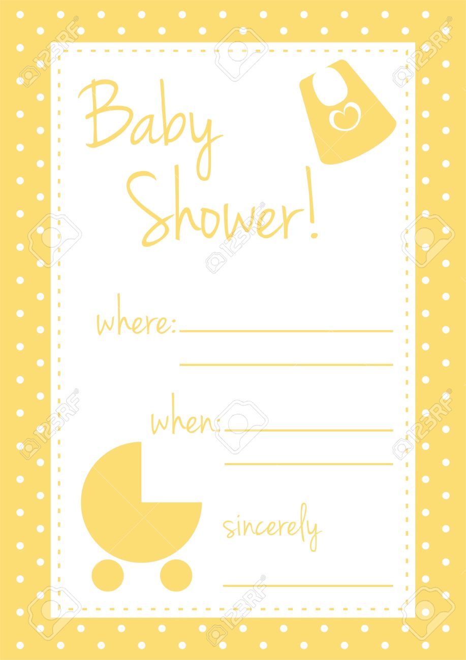baby shower cards invitations