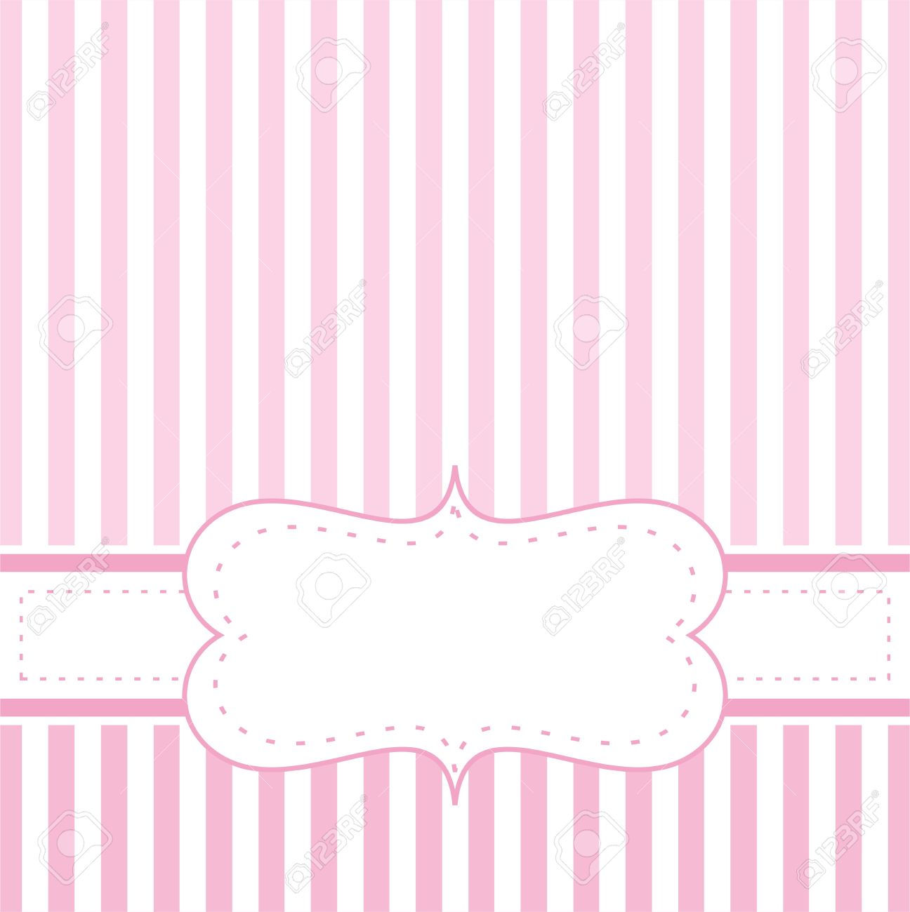 Invitacion Rosada Tarjeta Vector Para Baby Shower Partido Boda O Invitacion Rosada Tarjeta Vector Para Baby Shower Partido Boda O