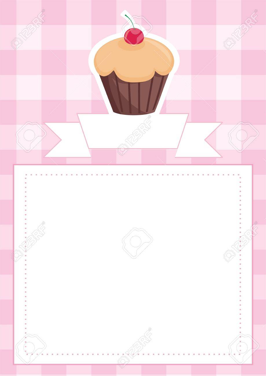 Vector Wedding Card Or Baby Shower Invitation With Chocolate Vector Wedding Card Or Baby Shower Invitation With Chocolate