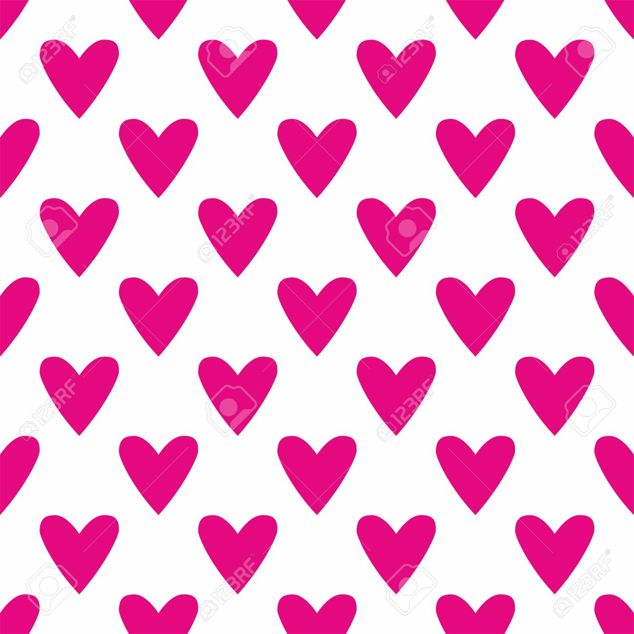 pink hearts pattern
