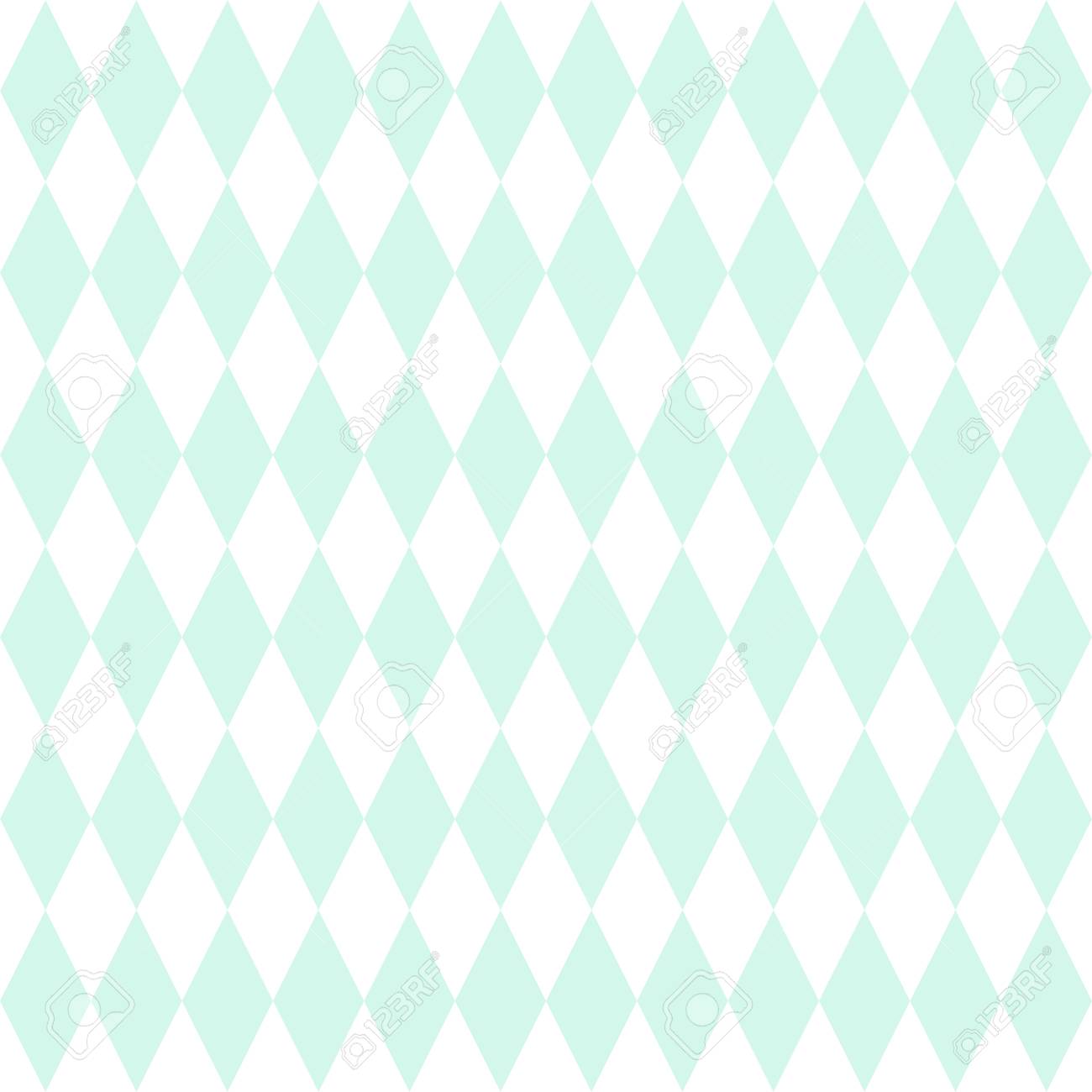 Tile pattern with mint green and white stripes Vector Image