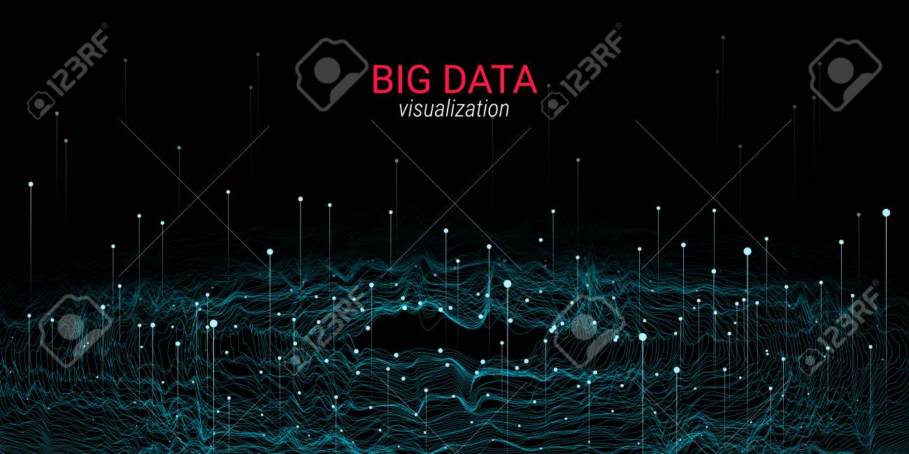 Abstract Big Data Visualization. Wave Glow Circle with Motion of Dots. 3d Futuristic Background for Science Slide or Visual Information. Cosmic Light. Technology Concept of Big Data Visualization. - 109700993 Abstract Big Data Visualization. Wave Glow Circle with Motion of Dots. 3d Futuristic Background for Science Slide or Visual Information. Cosmic Light. Technology Concept of Big Data Visualization. - 109700993
