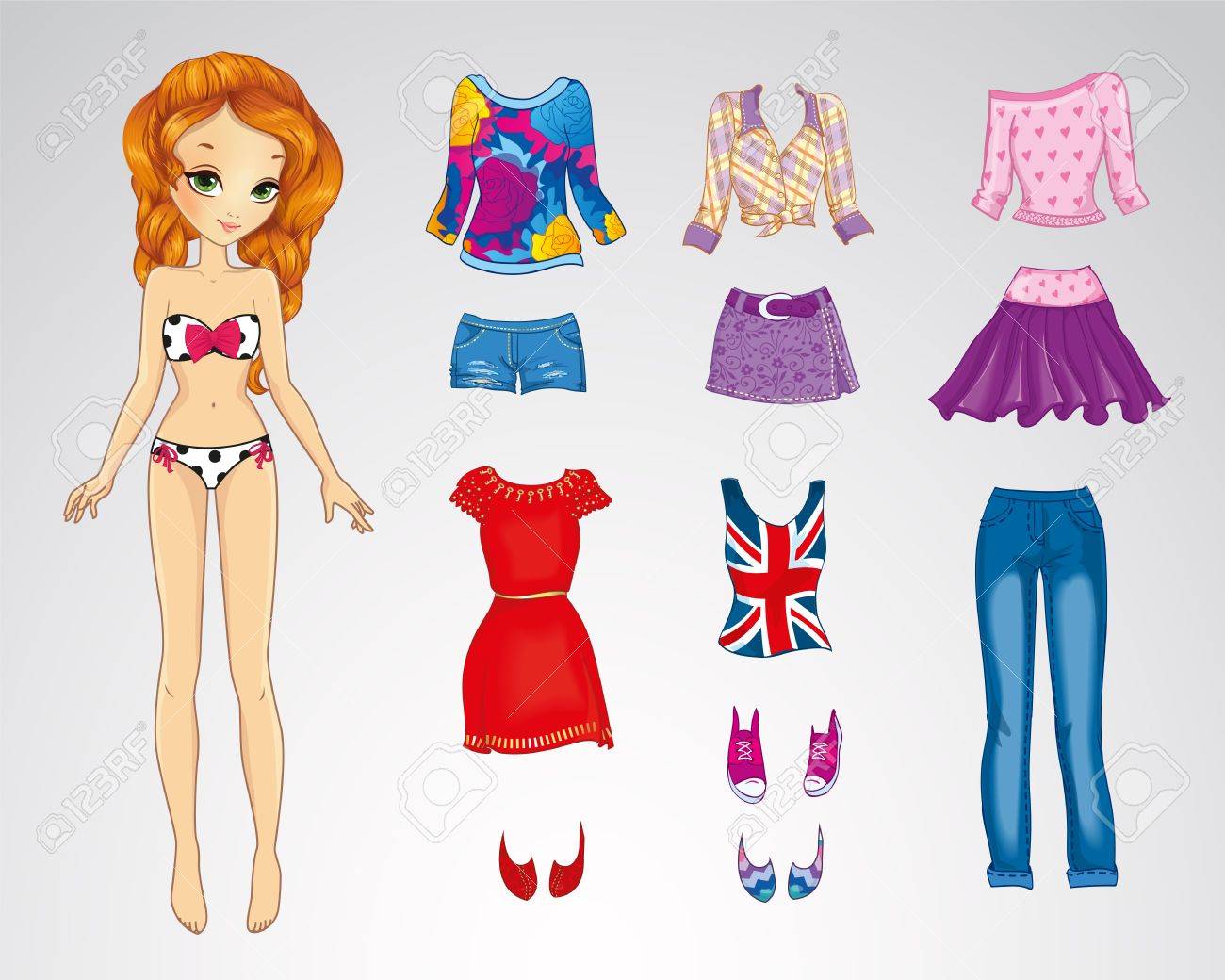 Muecas Recortables Niñas Juegos Para Vestir A MuÃ±ecas Barbie