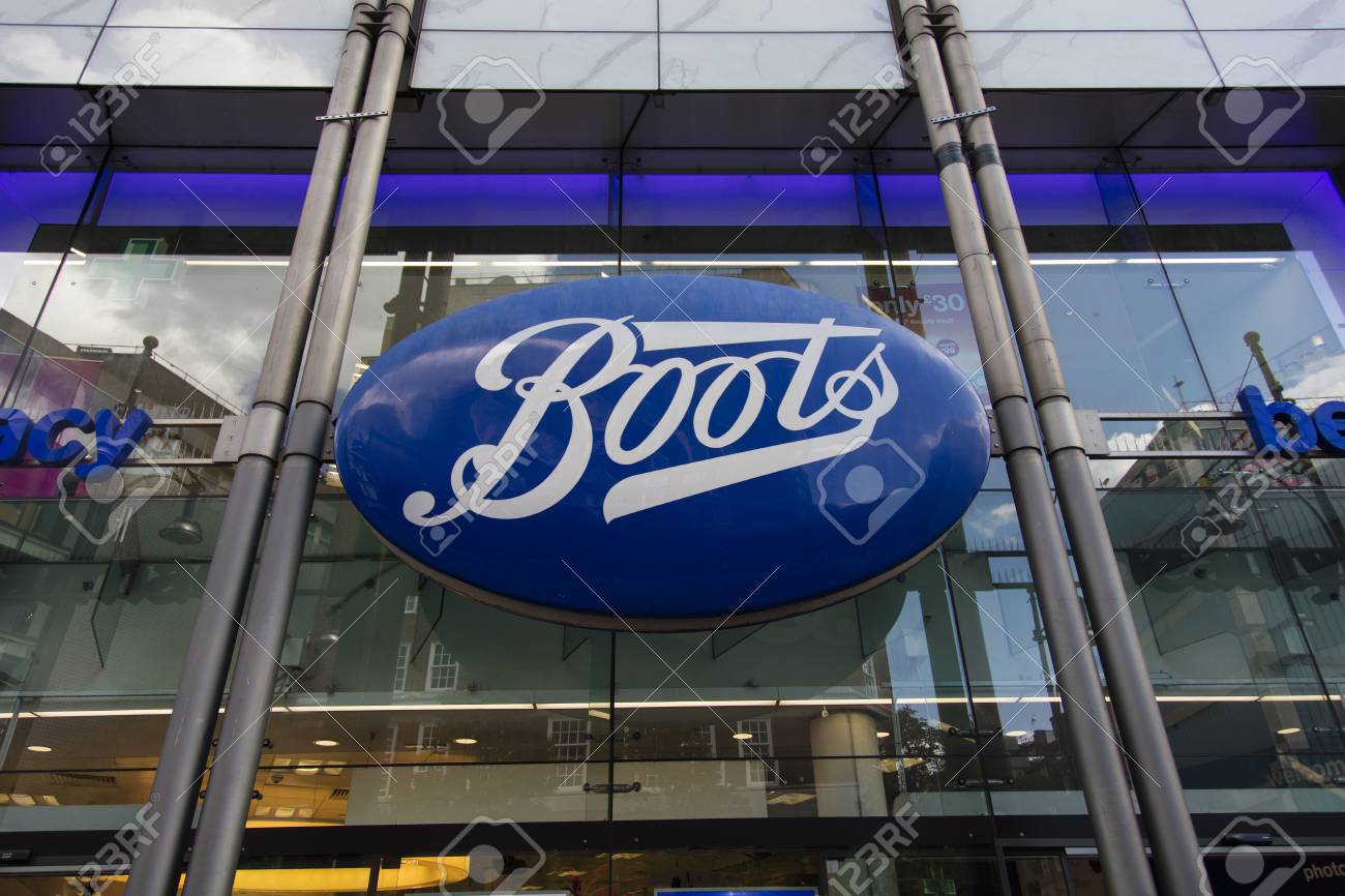 LONDON, UK , JULY 31th 2018 Boots cosmetics and pharmacy store..