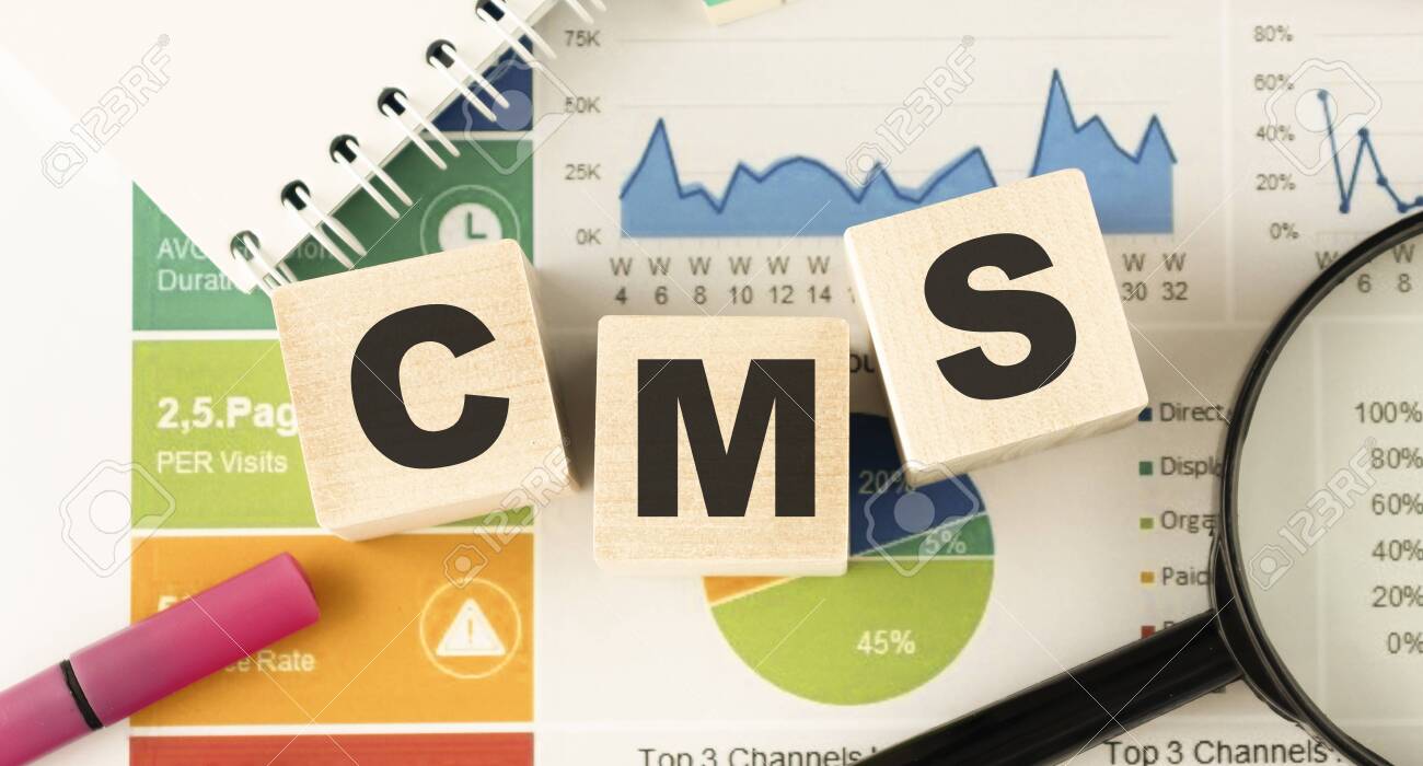 Acronym Cms Content Management System Wooden Small Cubes With Stock Photo Picture And Royalty Free Image Image
