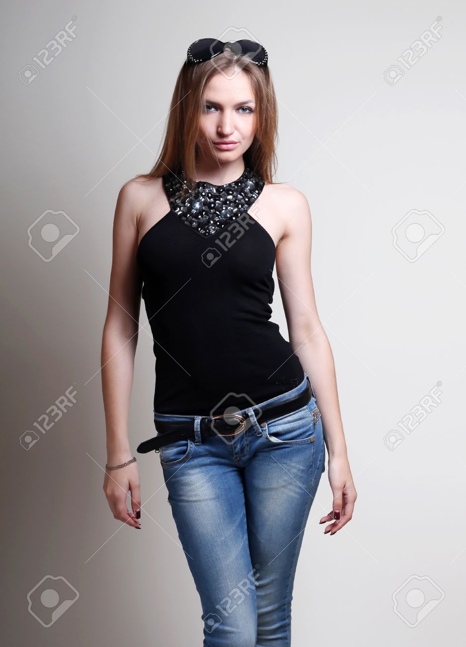 beautiful women jeans