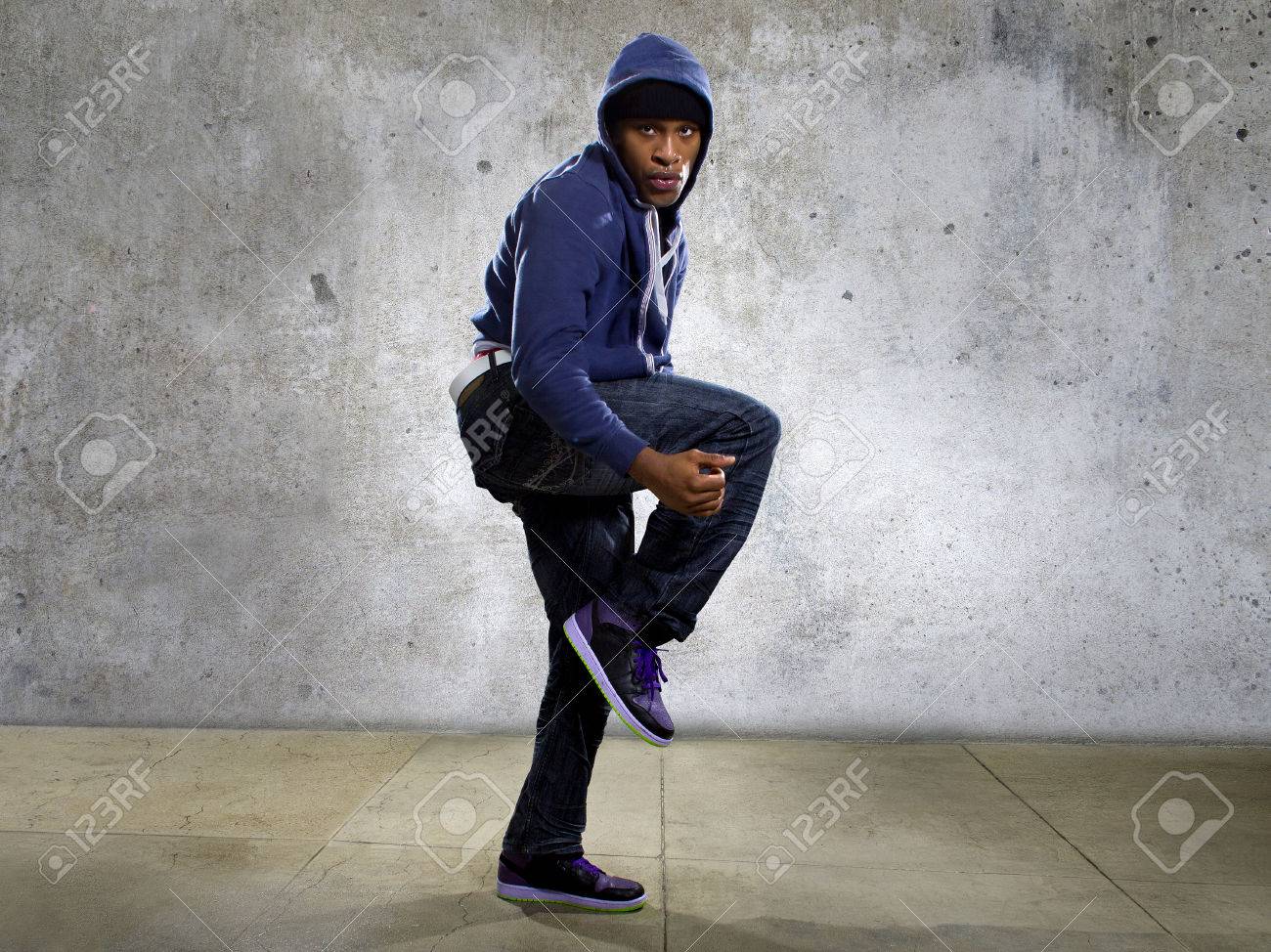 black hip hop outfit