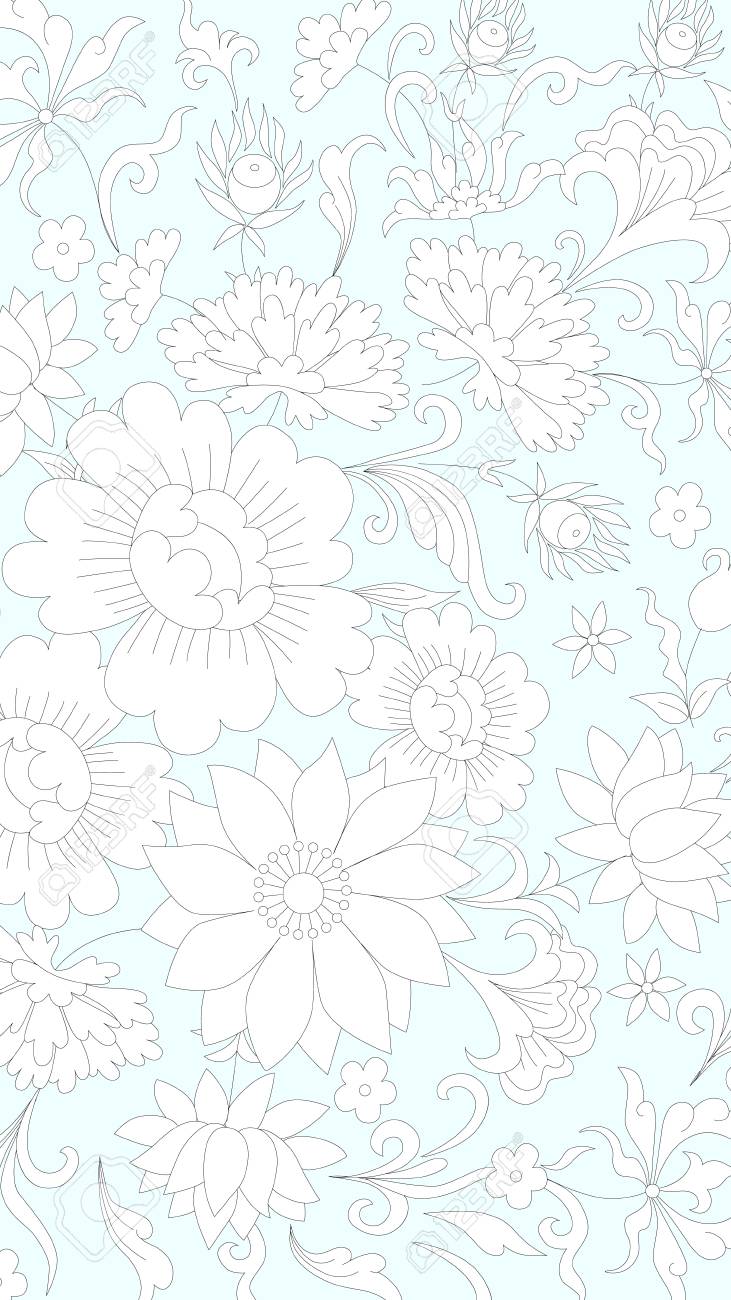 Hintergrund Fur Handy Mit Schonen Blumen Lizenzfrei Nutzbare Vektorgrafiken Clip Arts Illustrationen Image 86360278