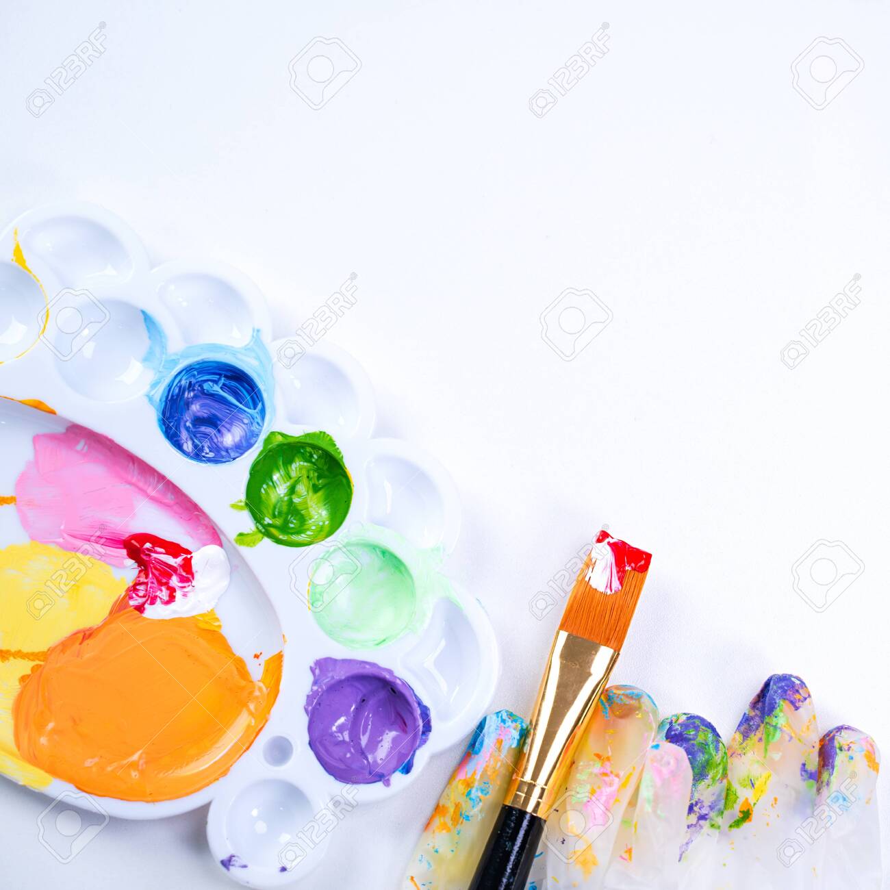 Design Concept Preparing For Easter Celebration Painting Easter Stock Photo Picture And Royalty Free Image Image 142060839