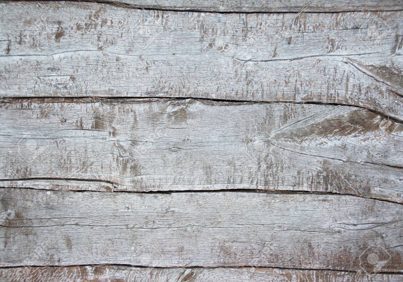 Old Wooden Shabby Background Light Grey Painted Rugged Board
