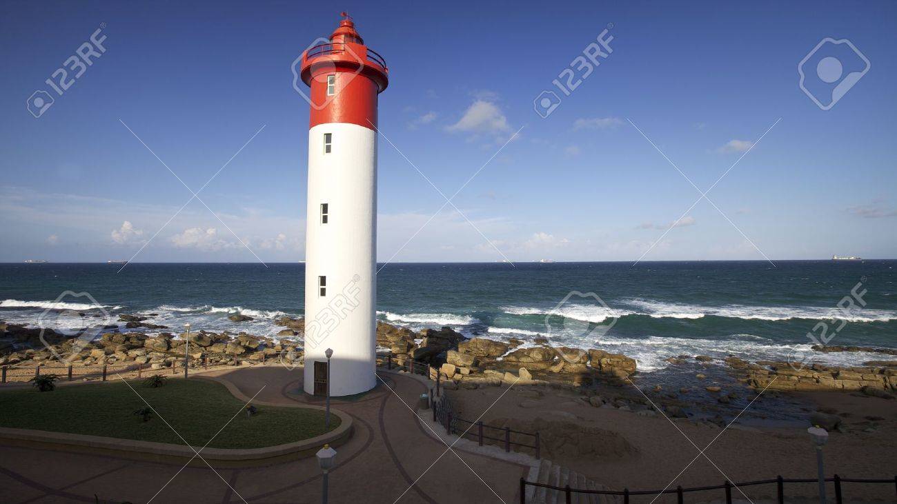 Lighthouse in Umhlanga Near Durban on the East Coast of South Africa - 16970946 Lighthouse in Umhlanga Near Durban on the East Coast of South Africa - 16970946