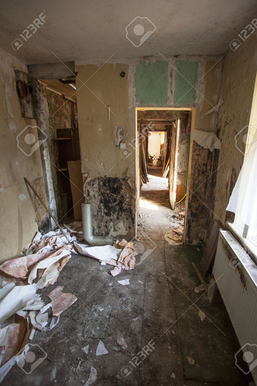 Interior Of An Old Abandoned And Rundown Apartment Stock Photo Interior Of An Old Abandoned And Rundown Apartment Stock Photo