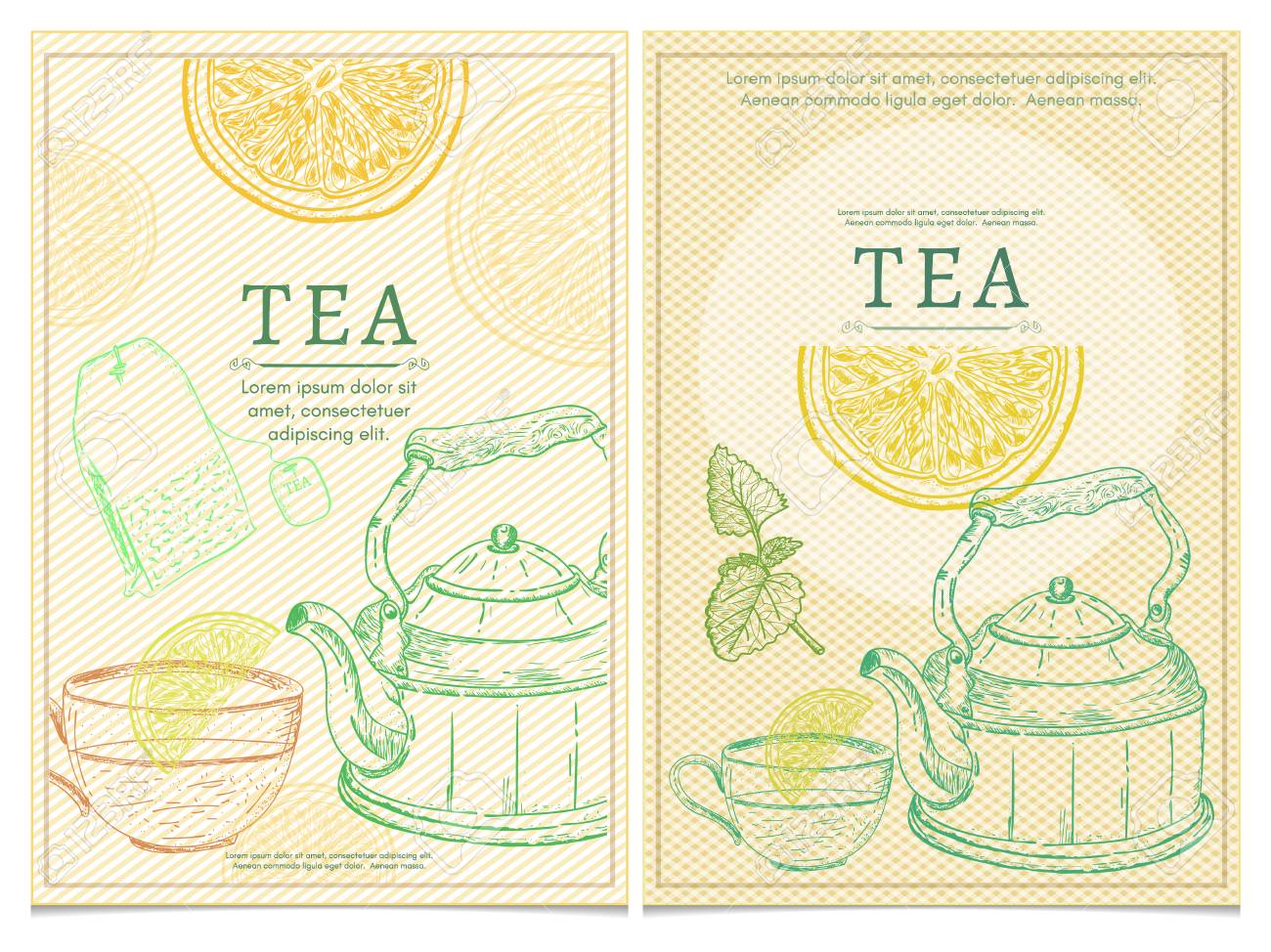 tea party template tea vector royalty free cliparts vectors and