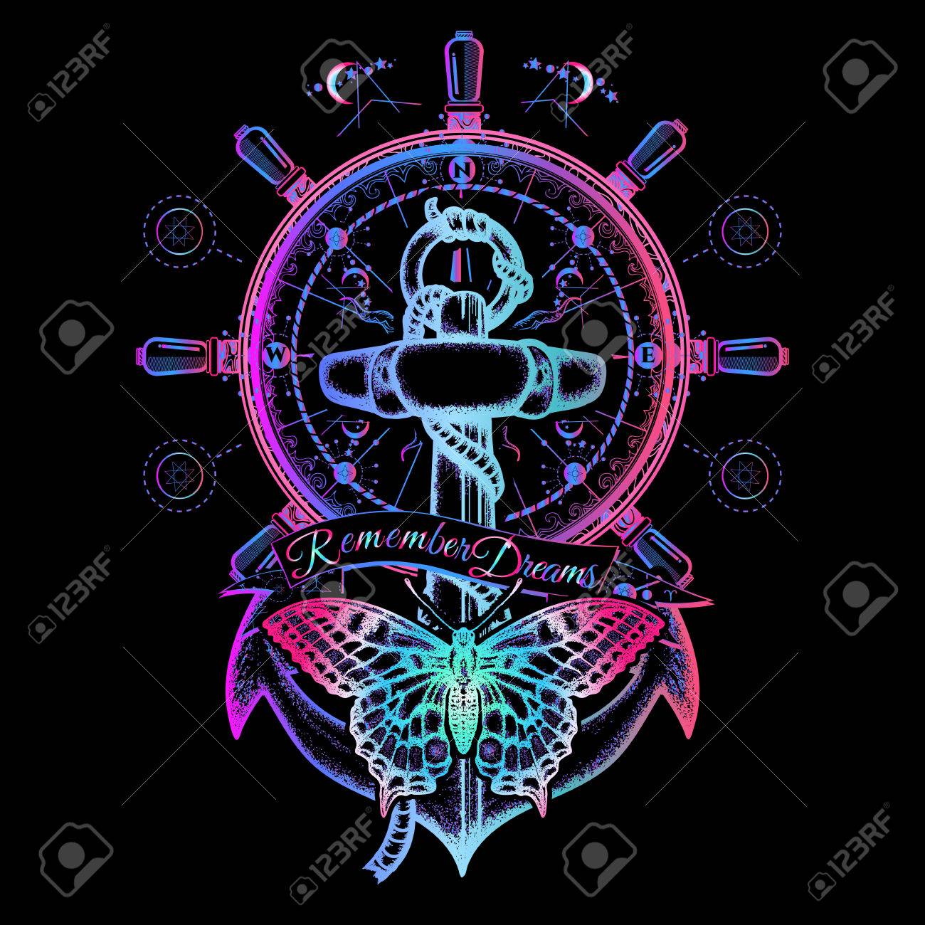neon t shirt design