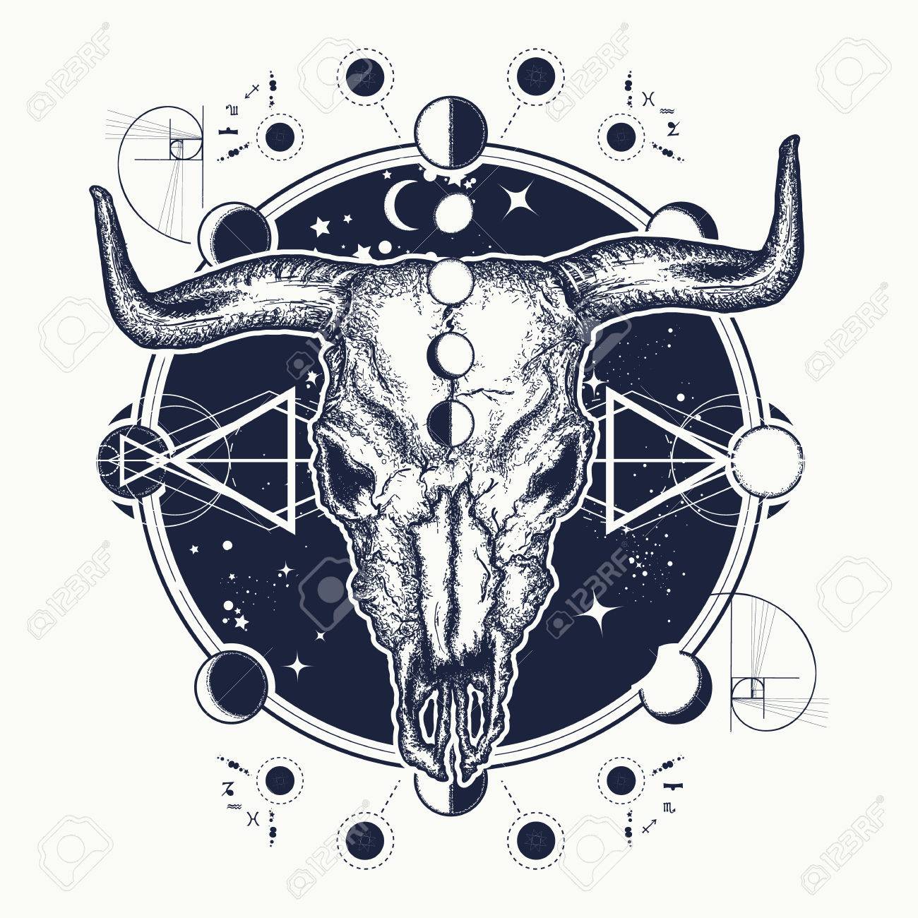 bison skull tattoo native american bull skull symbol of secret bison skull tattoo native american bull skull symbol of secret