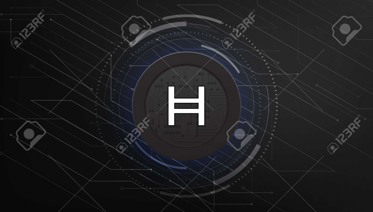 Hedera (HBAR) Coin Banner. HBAR Coin Cryptocurrency Concept Banner  Background. Royalty Free SVG, Cliparts, Vectors, and Stock Illustration.  Image 187005568.