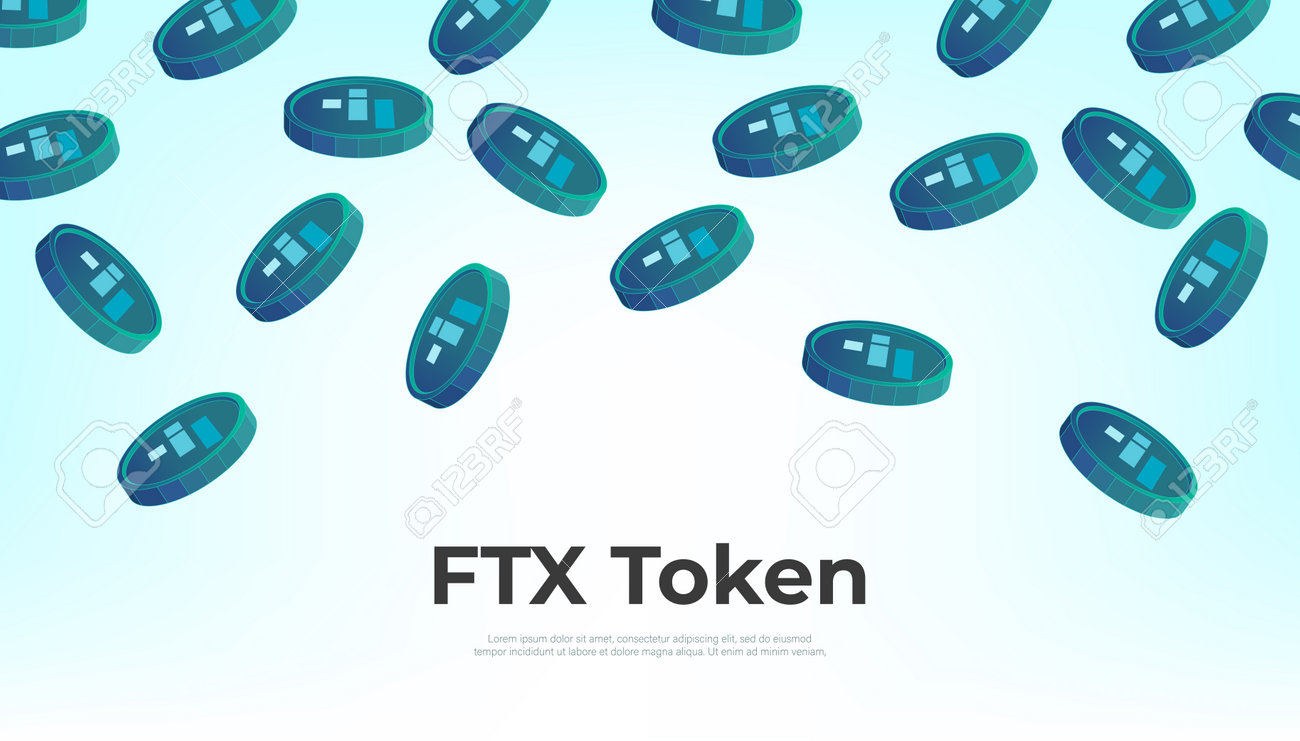 FTX Token (FTT) Coin Falling From The Sky. FTT Cryptocurrency Concept  Banner Background. Royalty Free SVG, Cliparts, Vectors, and Stock  Illustration. Image 191443702.