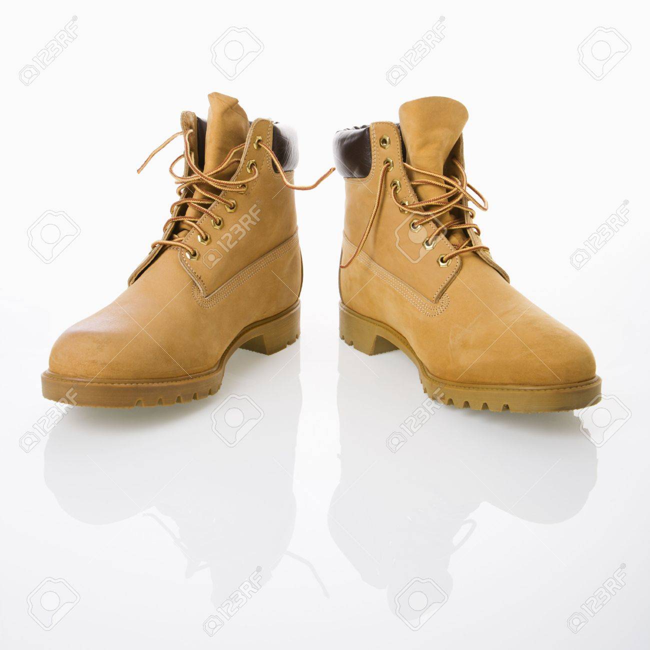 tan construction boots