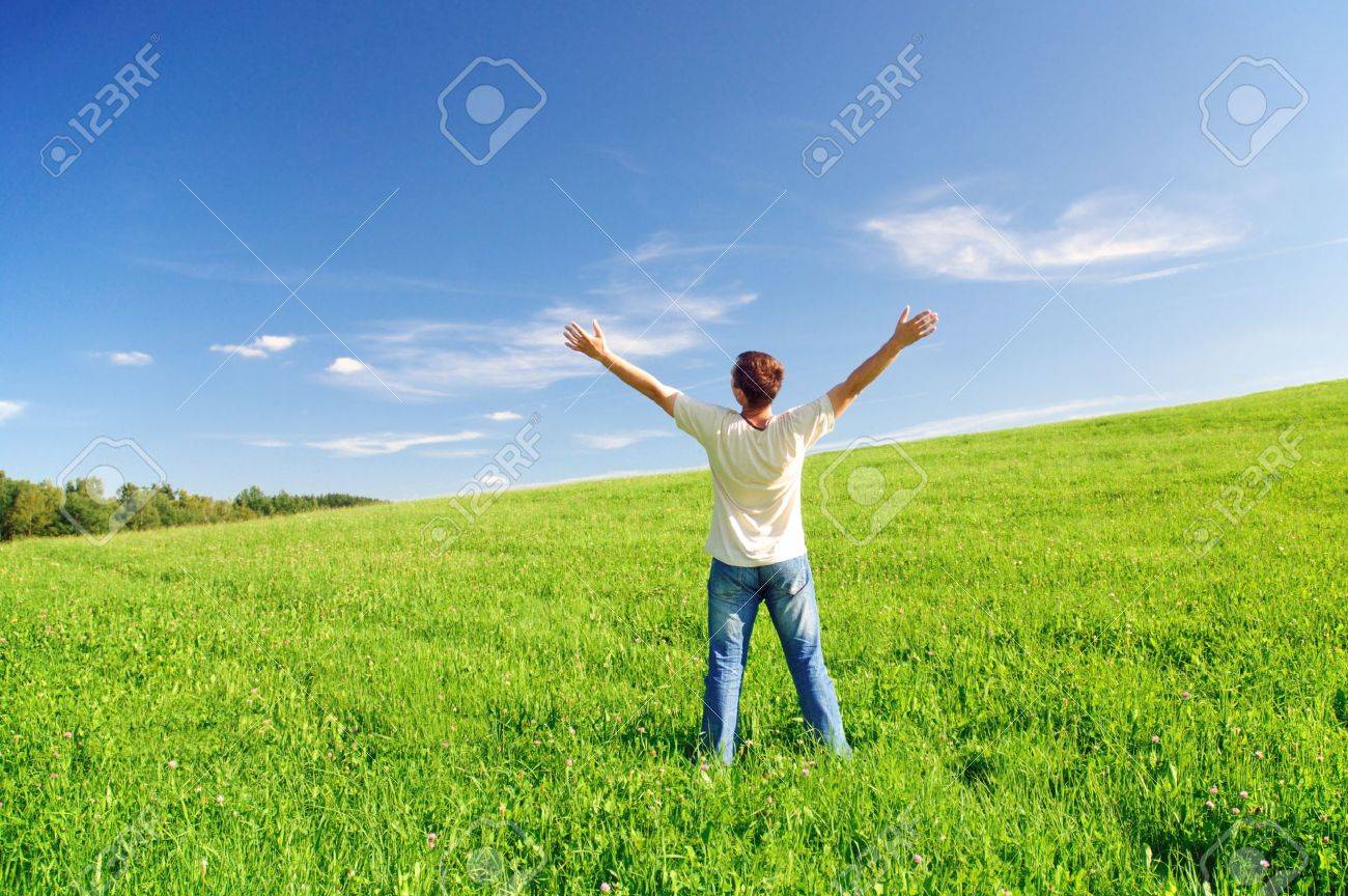 Happiness And Love To Nature Stock Photo Picture And Royalty Free Image Image