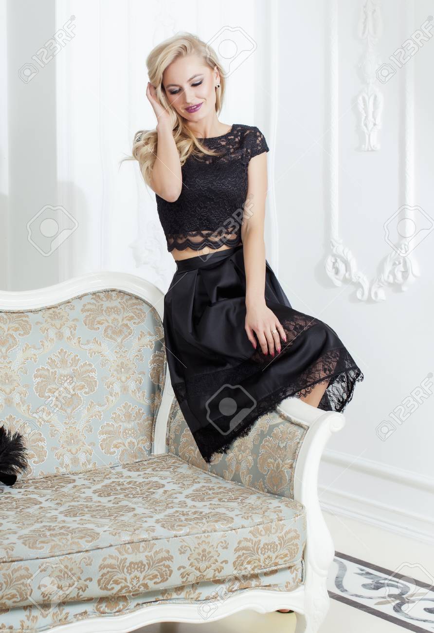 black dress for mature lady