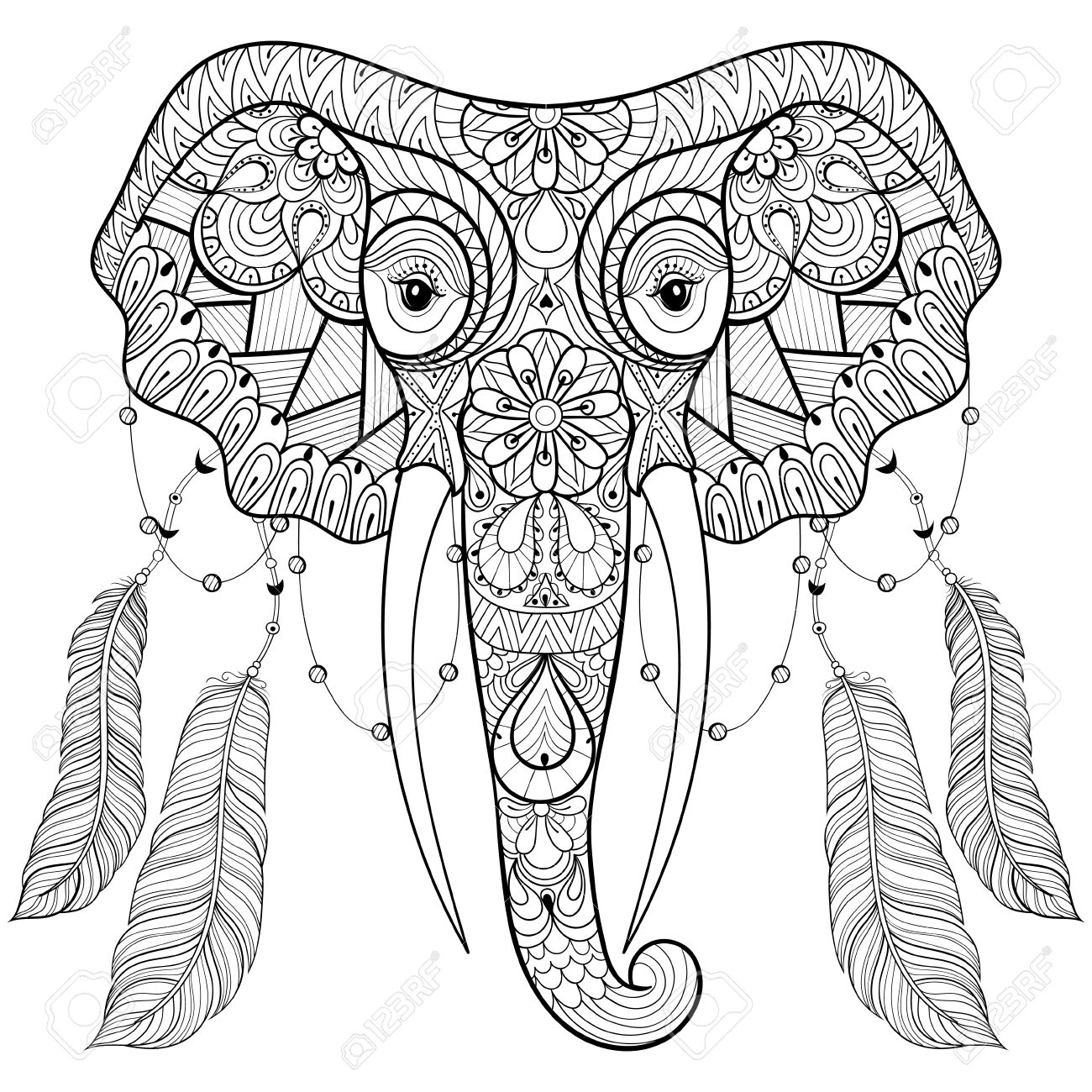 boho birds coloring pages boho fish coloring page boho bird ideas retro bird coloring page zentangle indian elephant with bird feathers in boho chic style - Coloring Page Zentangle boho birds coloring pages boho fish coloring page boho bird ideas retro bird coloring page zentangle indian elephant with bird feathers in boho chic style - Coloring Page Zentangle