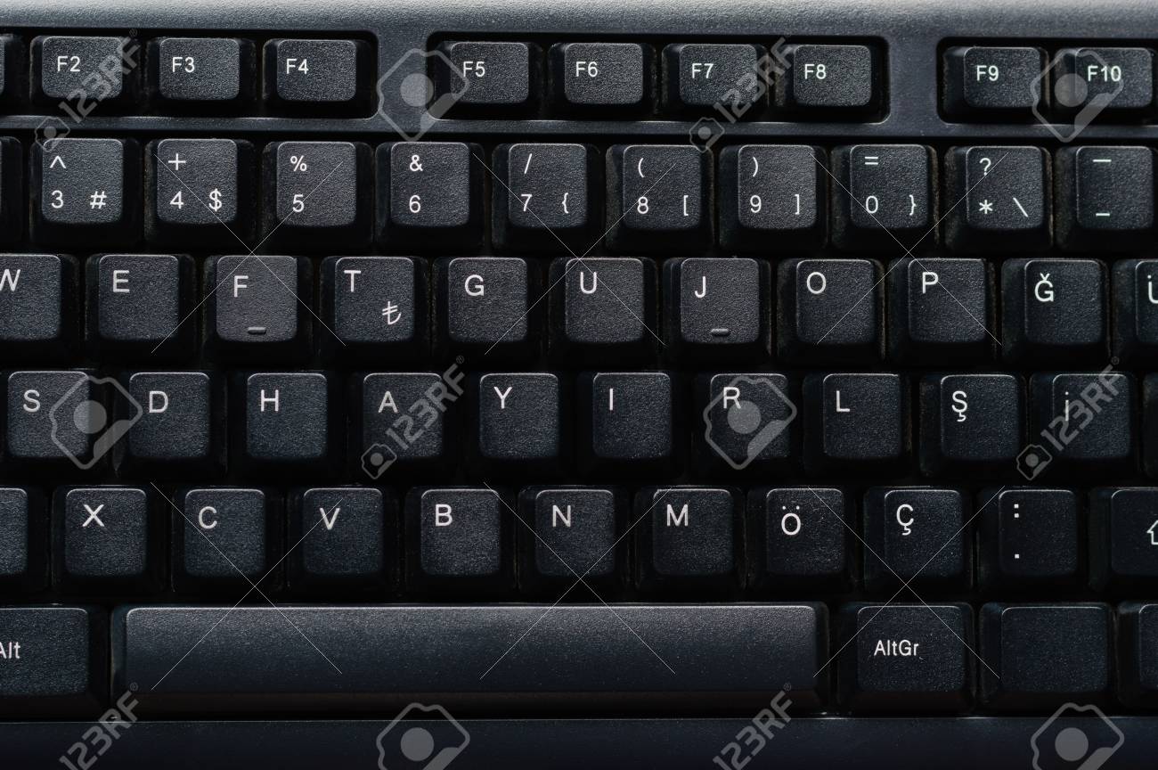 行でキーボードに書かれたトルコ語の Hayir の意味の単語 No 黒キーボードの平面図です の写真素材 画像素材 Image 7316