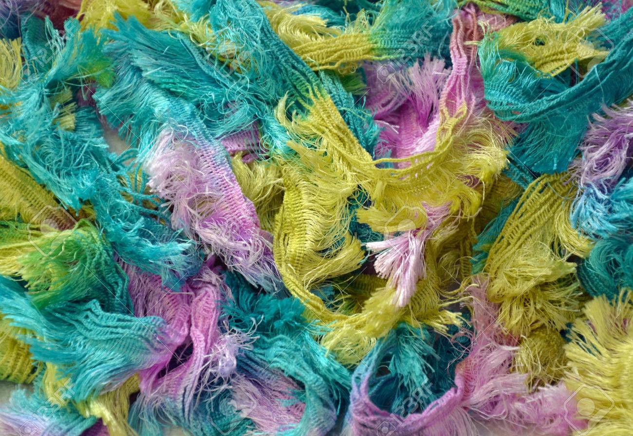 colorful fuzzy strings of