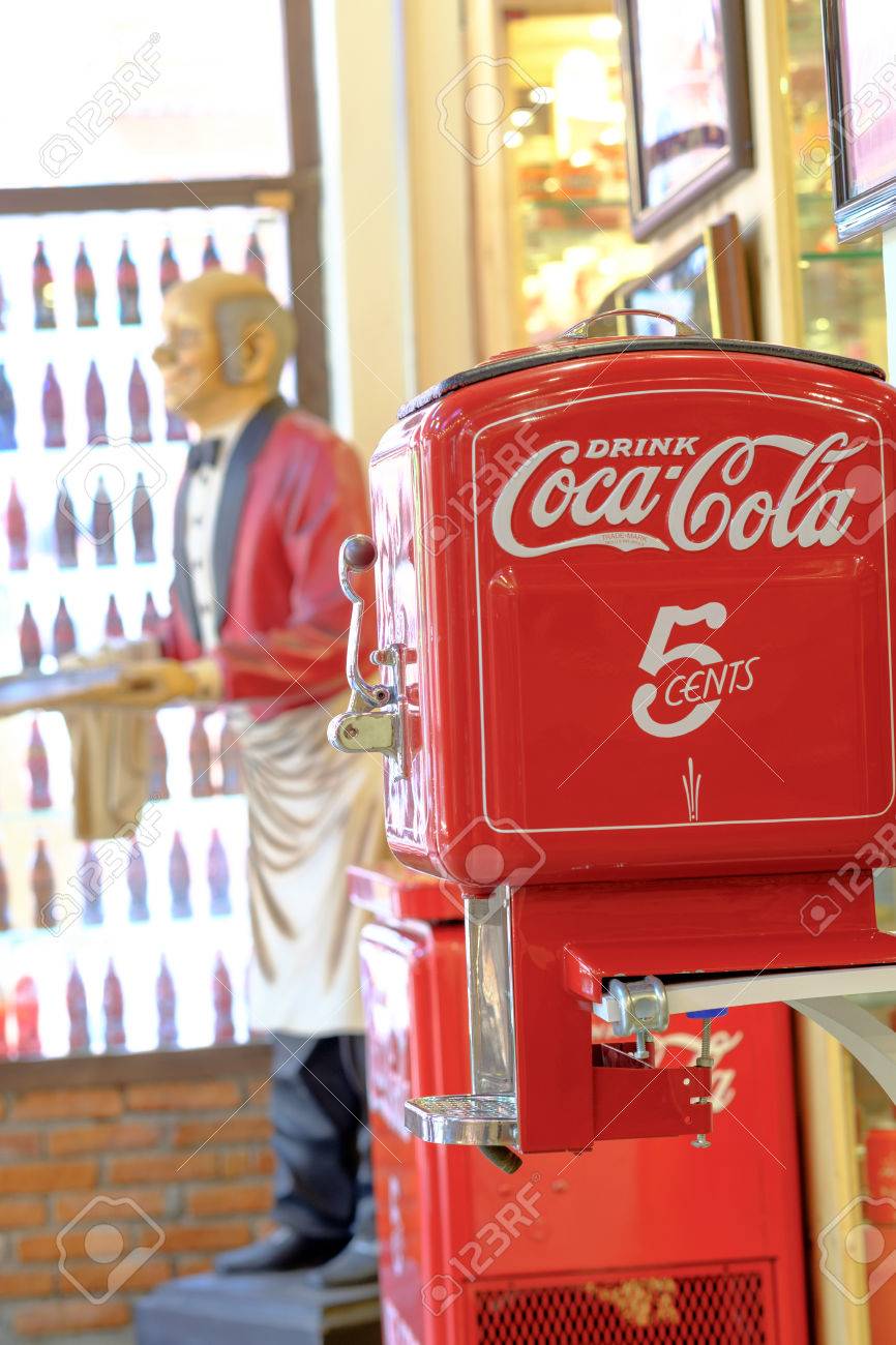 vintage soda bottle machine