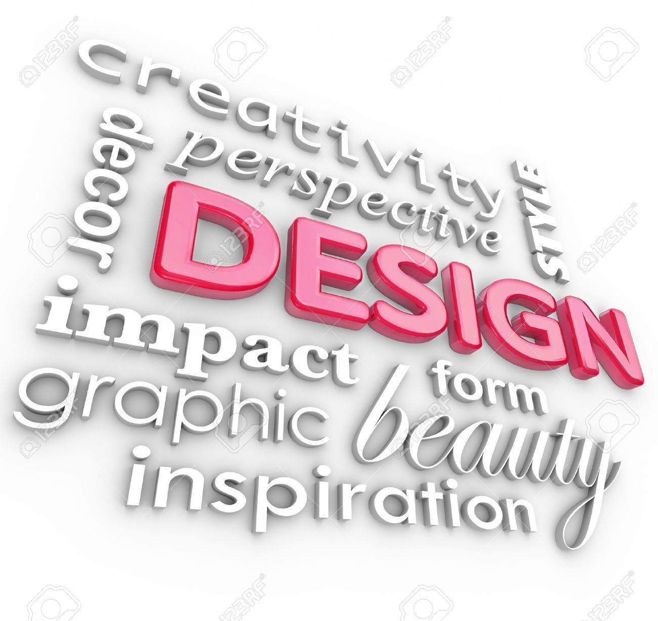 words graphic design
