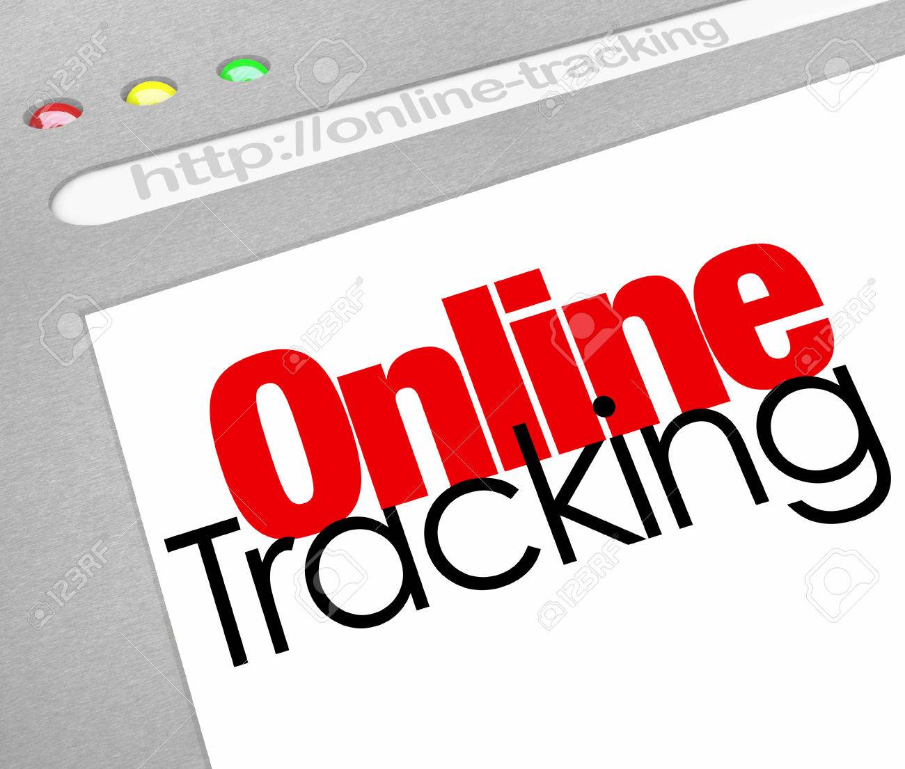 online tracking words on a website internet store or online stock