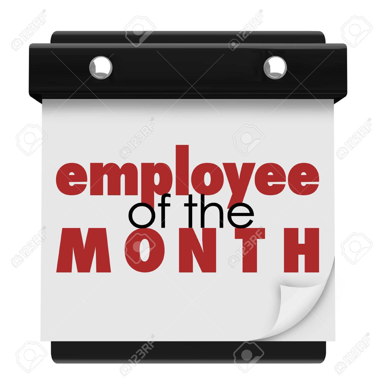 employee of the month sign