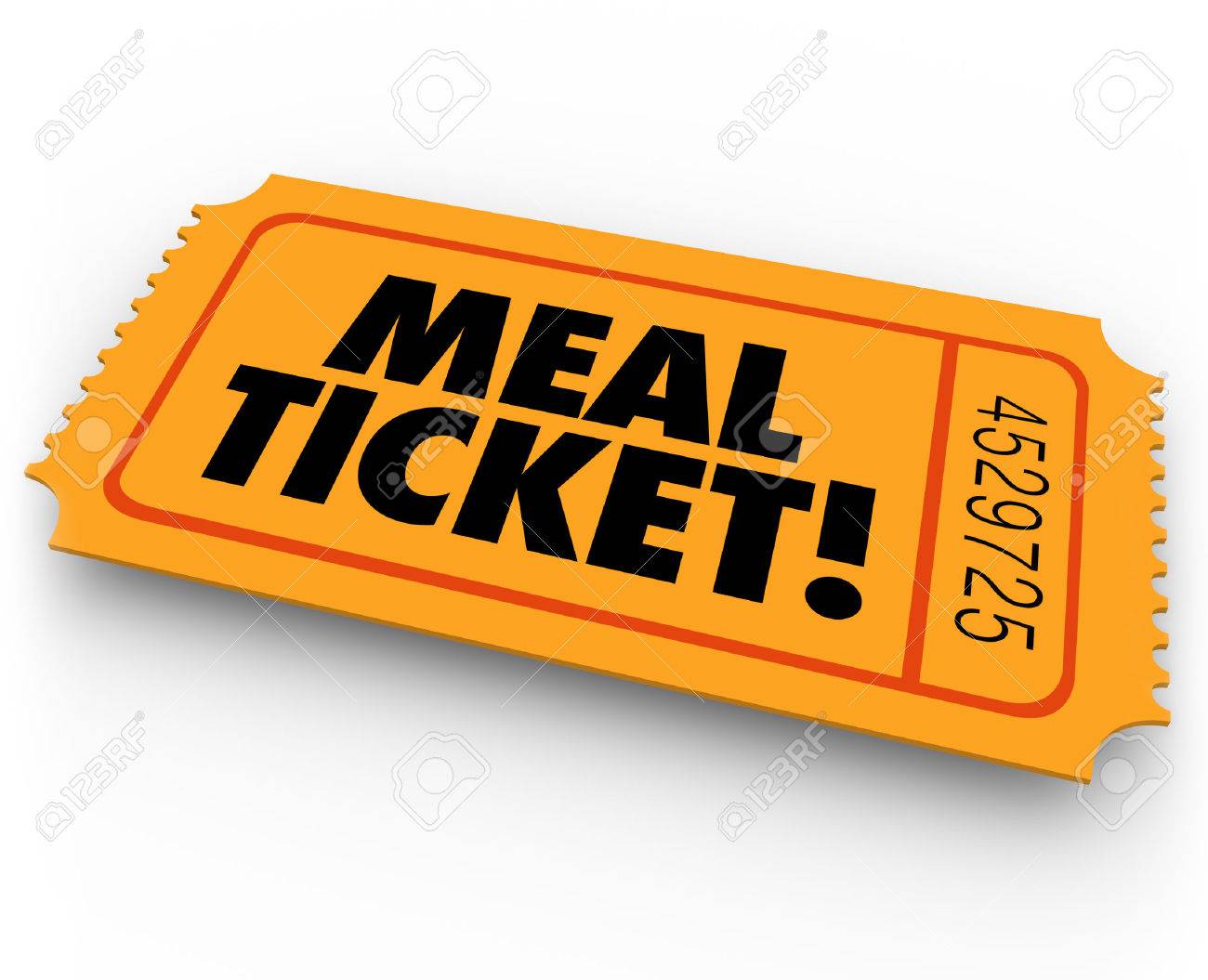 40336351-meal-ticket-words-on-a-raffle-o