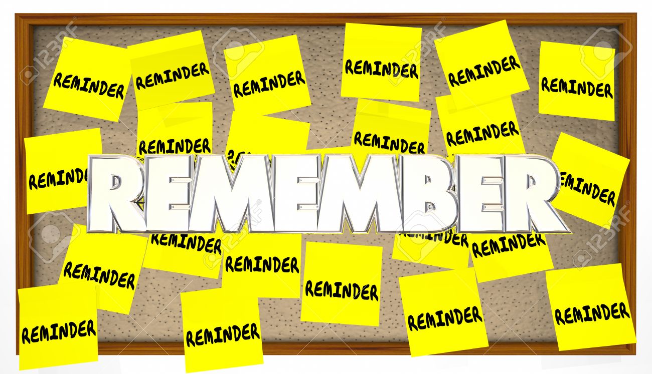 Imágenes de recordatorio importante